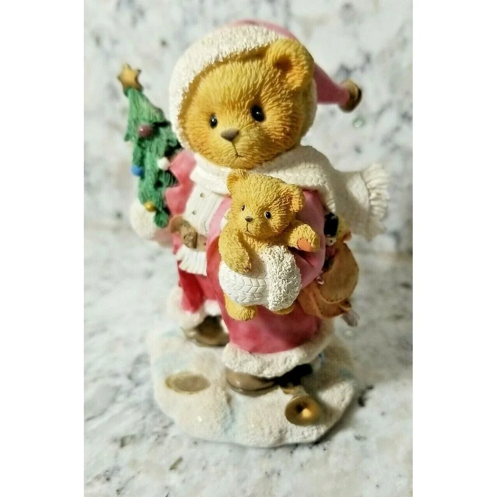 Cherished Teddies Klaus Bearer Of Good Tidings Christmas Figurine 1996‎ Vintage